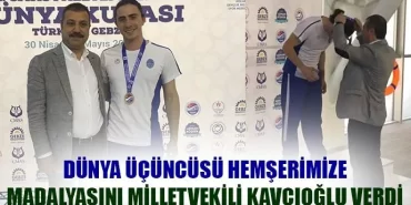 Taha Tayfur Madalyasını Kavcıoğlu'ndan aldı