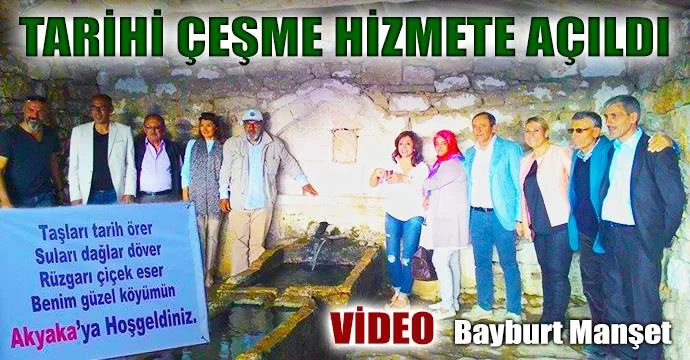 Tarihi Çeşme Hizmete Açıldı