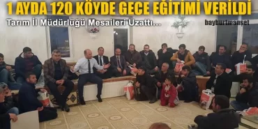 Bayburt Tarım İl Müdürlüğü Mesaileri Uzattı