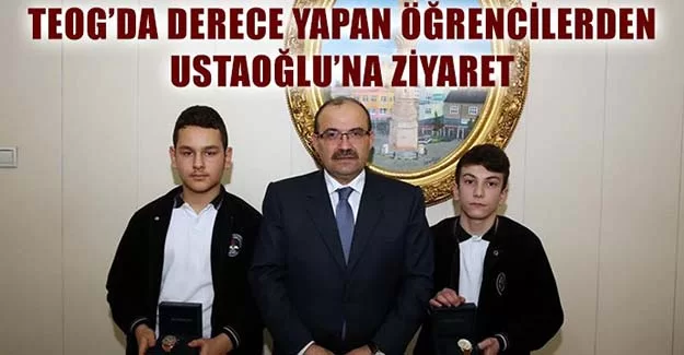 Teog’da Derece Yapan Öğrencilerden Ustaoğlu’na Ziyaret