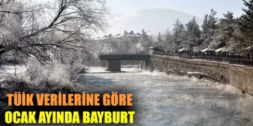 TÜİK verilerine göre ocak ayında Bayburt