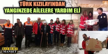 Türk Kızılayından Yangınzede Ailelere Yardım Eli