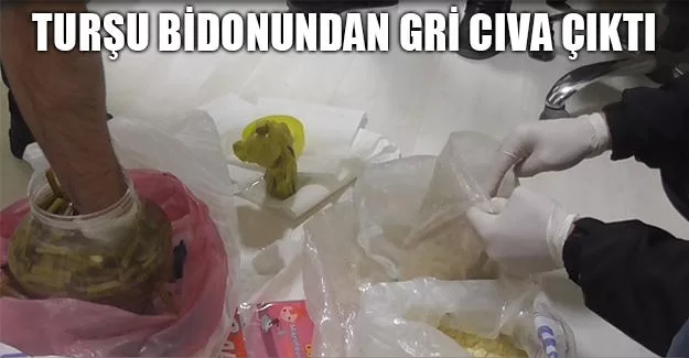 Turşu Bidonundan Gri Cıva Çıktı