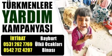 Ülkü Ocakları Türkmenlere Yardım Kampanyası Başlattı