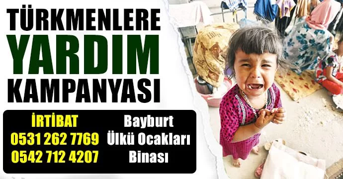 Ülkü Ocakları Türkmenlere Yardım Kampanyası Başlattı