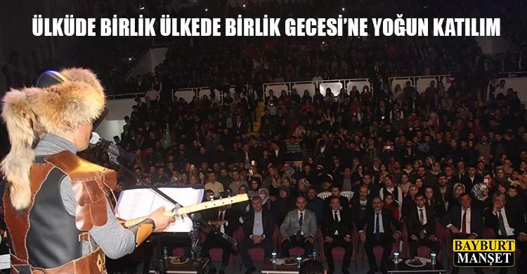 Ülküde Birlik Ülkede Birlik Gecesine Yoğun Katılım