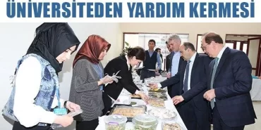Üniversiteden Yardım Kermesi