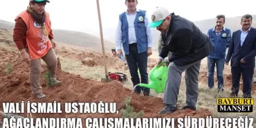Ustaoğlu, ağaçlandırma çalışmalarımızı sürdüreceğiz