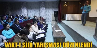 Vakti Şiir Yarışması Düzenlendi