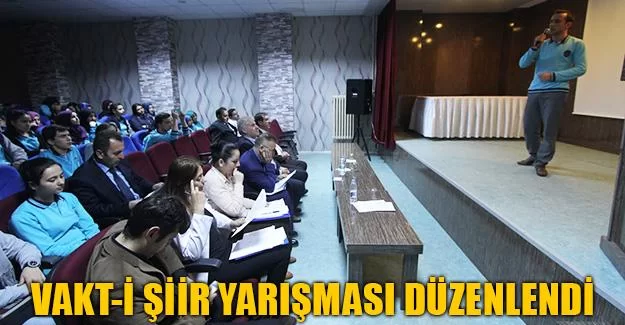 Vakti Şiir Yarışması Düzenlendi