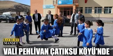 Vali Ali Hamza Pehlivan Çatıksu Köyü'nde