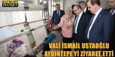 Vali İsmail Ustaoğlu Aydıntepe’yi Ziyaret Etti