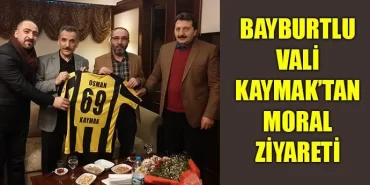 Vali Osman Kaymak'tan Moral Ziyareti