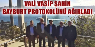 Vali Şahin Bayburt Protokolünü ağırladı