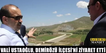 Vali Ustaoğlu, Demirözü İlçesi’ni ziyaret etti