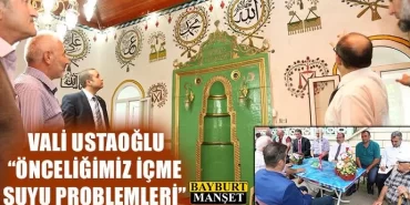 Vali Ustaoğlu, Önceliğimiz içme suyu problemleri