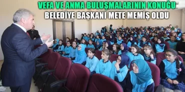 Vefa ve Anma Buluşmalarının Konuğu Başkan Memiş Oldu