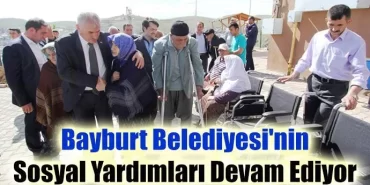 Yaşlılara tekerlekli sandalye hediye edildi