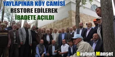 Yaylapınar Köy Camisi İbadete Açıldı