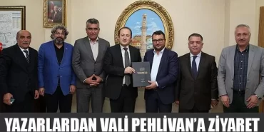 Yazarlardan Vali Ali Hamza Pehlivan’a Ziyaret