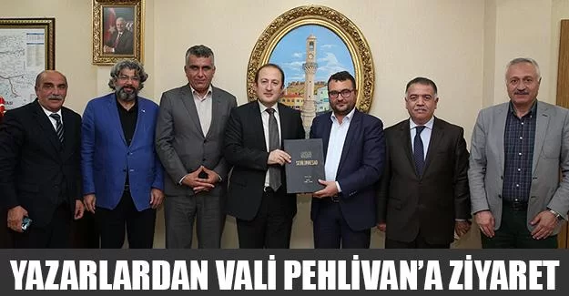 Yazarlardan Vali Ali Hamza Pehlivan’a Ziyaret