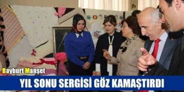 Yıl sonu sergisi göz kamaştırdı