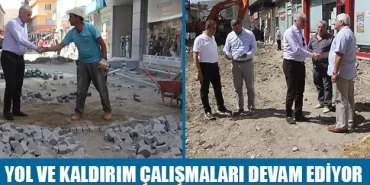 Yol ve Kaldırım Çalışmaları Devam Ediyor