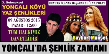 Yoncalı Köyünde Şenlik Zamanı