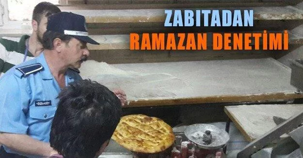 Zabıtadan Ramazan Denetimi